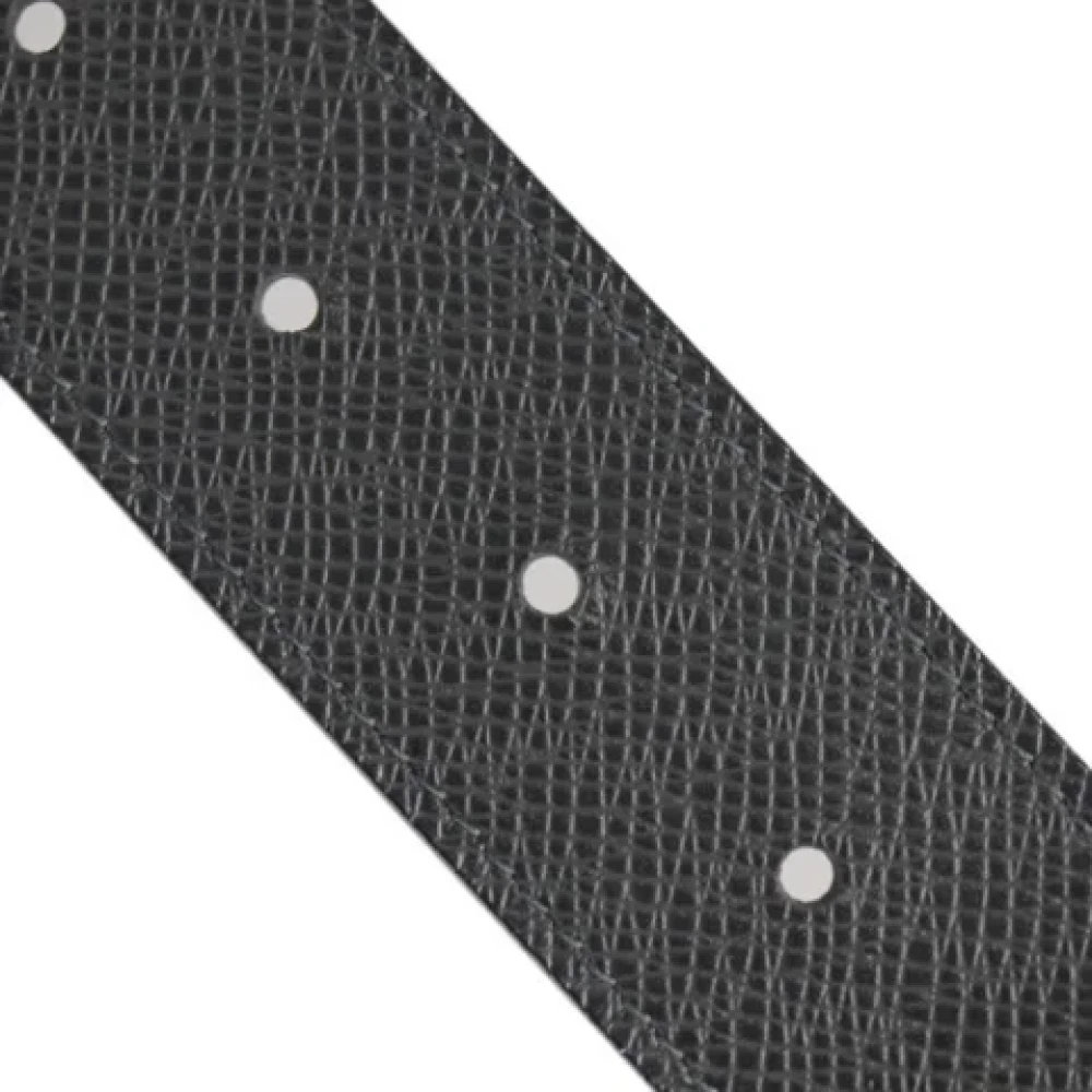 Louis Vuitton Vintage Pre-owned Leather belts Black Dames