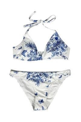 Vit Hav Bikini Gaia Maia Blommig