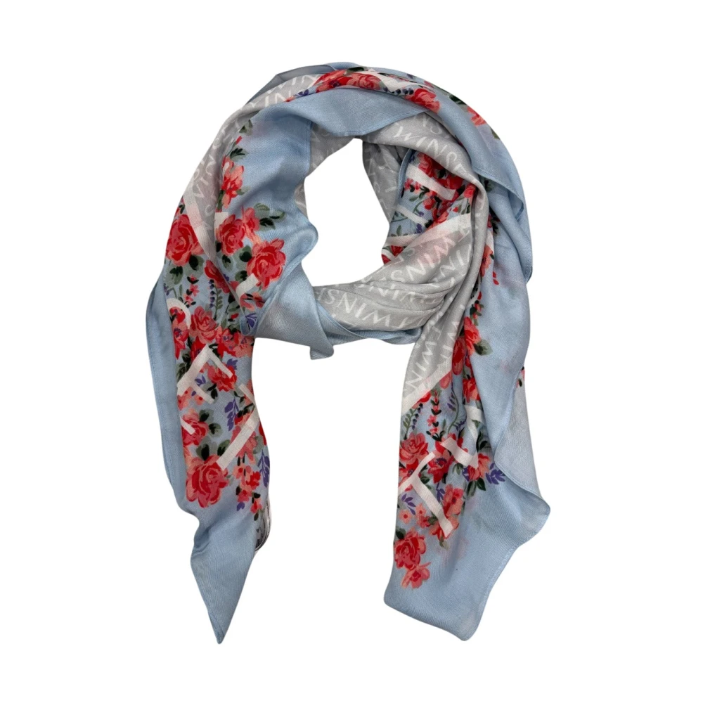 Twinset Women's Blue Kefia Scarf - Scarves - One Size - Accessories