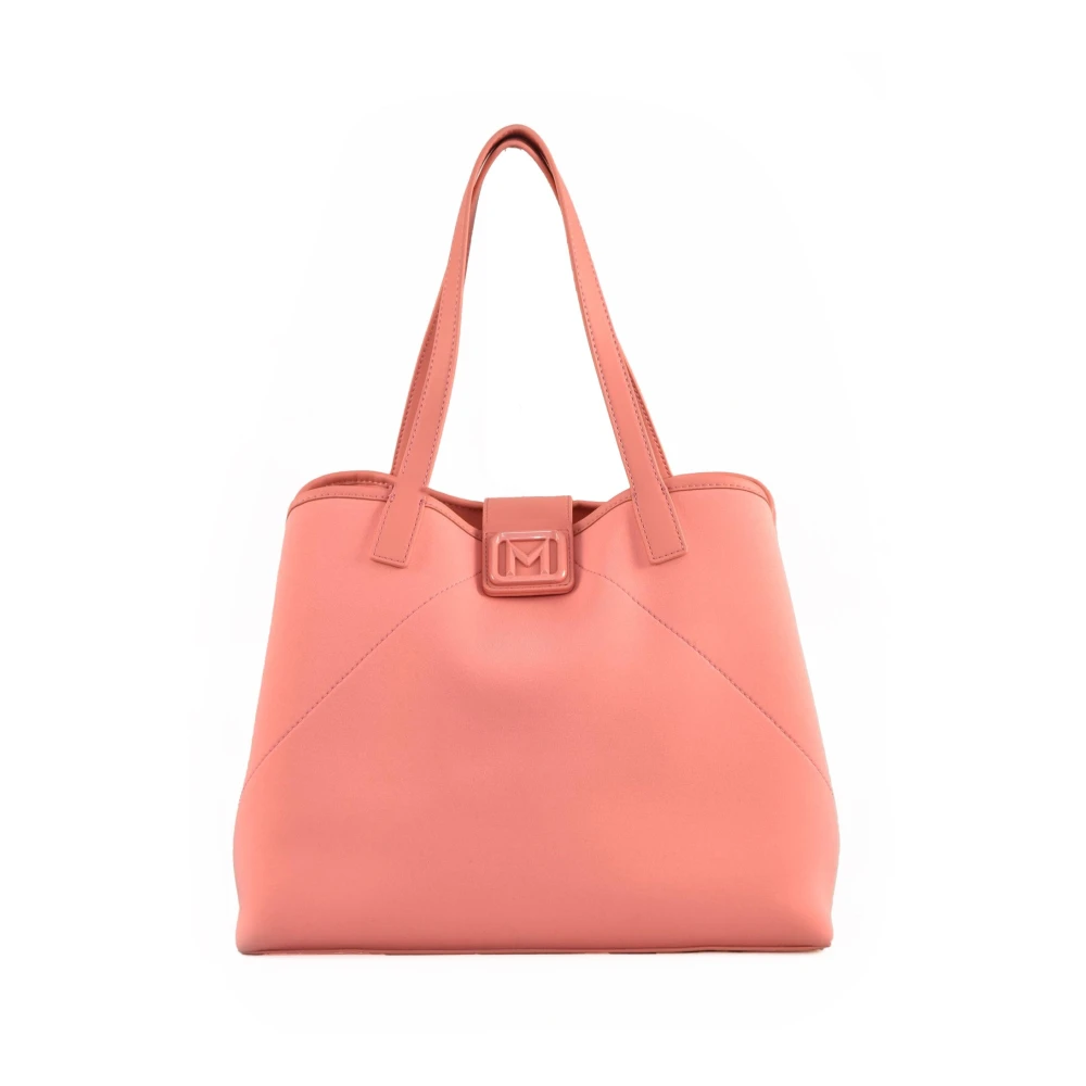 Marella Neopreen Shopper Tas met Ritssluiting Pink Dames