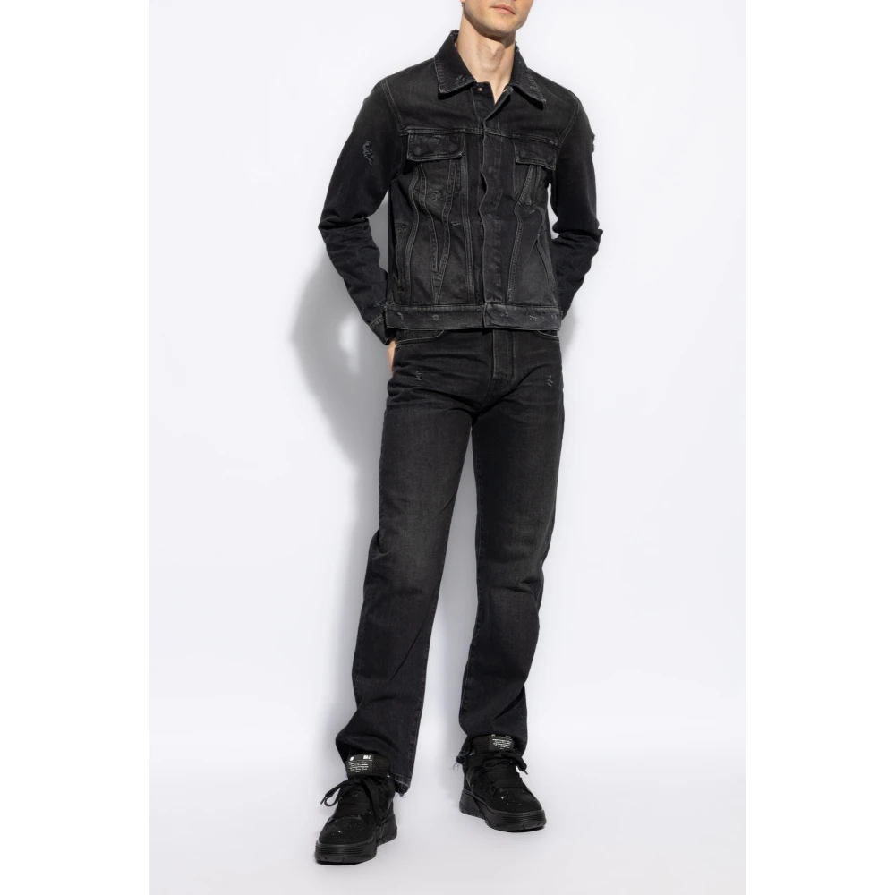 Amiri Jeans met een vintage-effect Black Heren