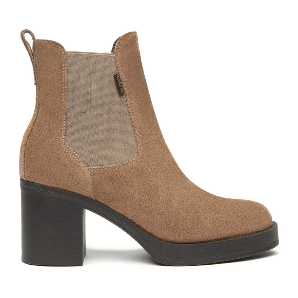 Nerogiardini Brown Heeled Boots, Female, 6 Uk, Beatles Chelsea Boot