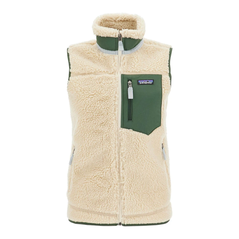 Patagonia Retro-X Fleece Vest Beige, Dam