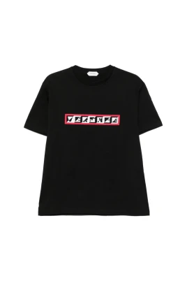 Tryckt bomulls-jersey T-shirt i regular fit