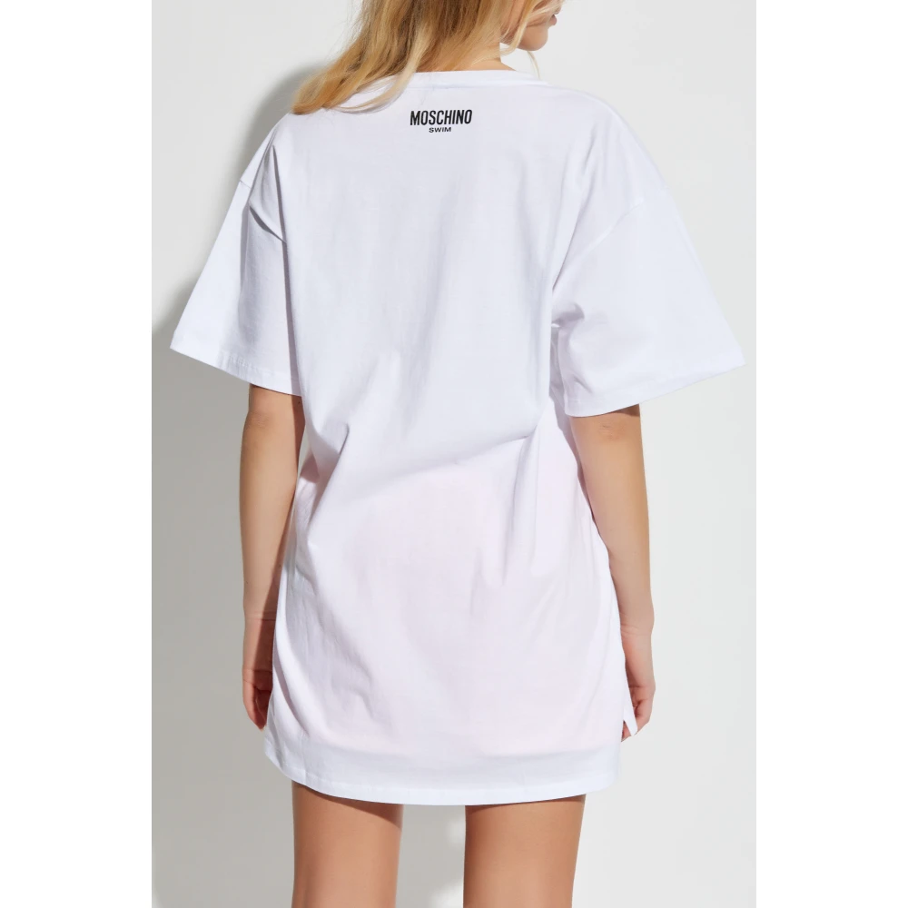 Moschino T-shirt uit de Swim-collectie White Dames