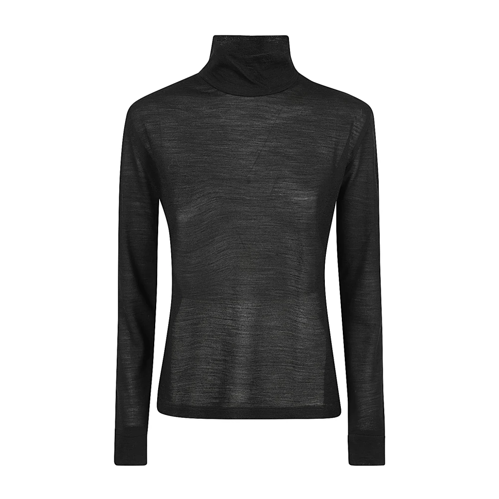 Mauro Grifoni Zwarte wollen trui Black Dames
