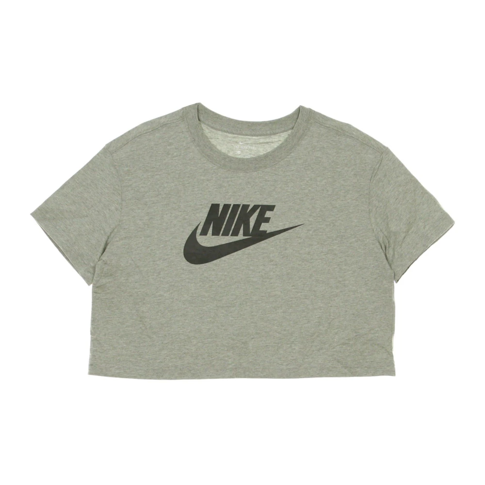 Nike Iconische Crop T-shirt Gray Dames