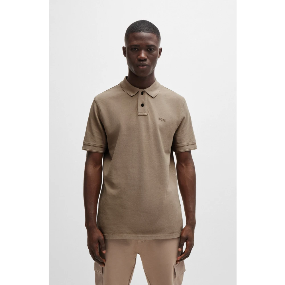 Boss Klassiek Poloshirt Brown Heren