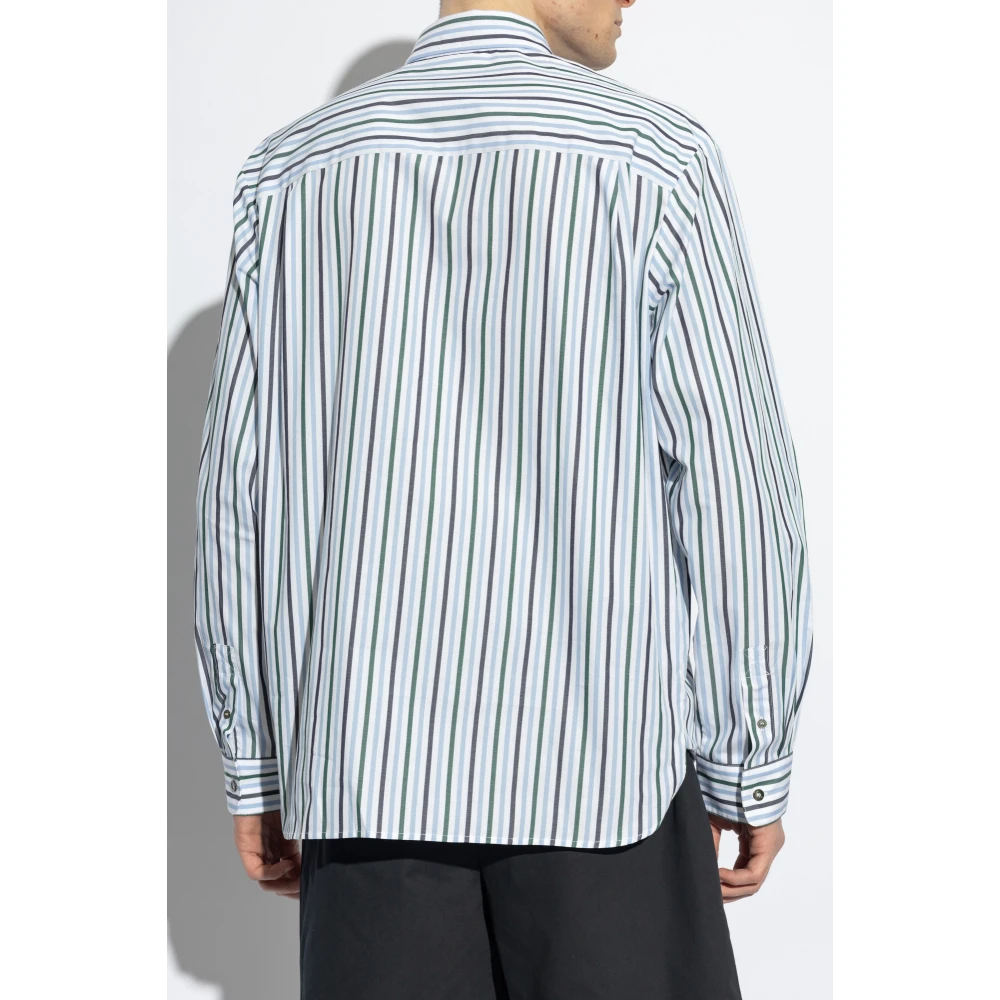 A.p.c. Shirt met streepjespatroon Blue Heren