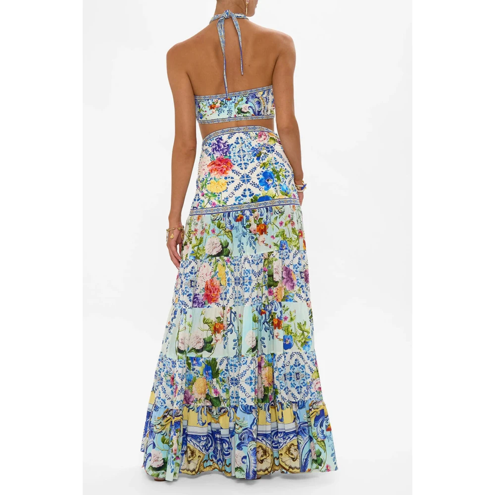 Camilla Zijden gerende rok Wall Wonders Multicolor Dames