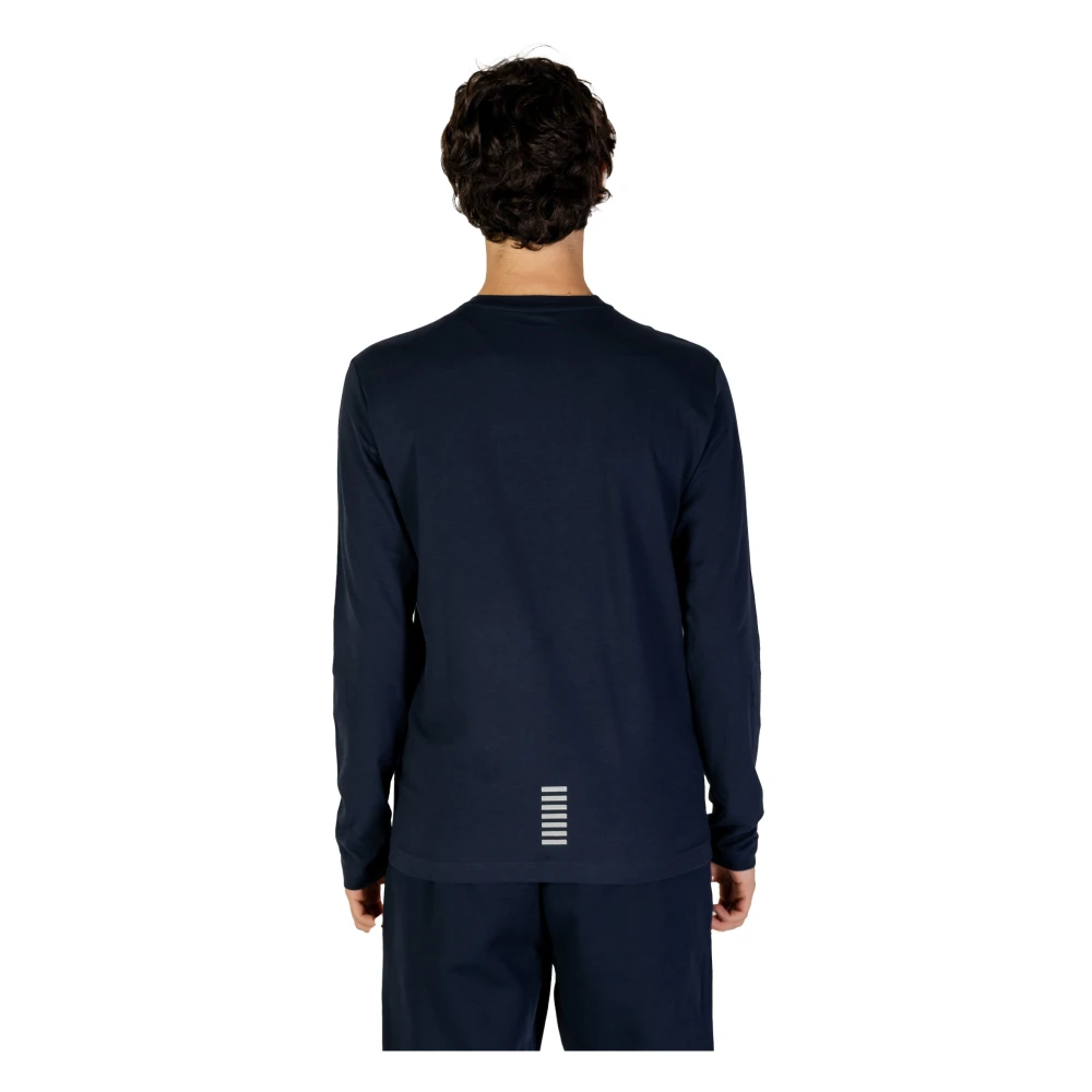 Emporio Armani EA7 Heren T-shirt en Polo Collectie Blue Heren