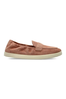 Loafers i vävt material med logotyp