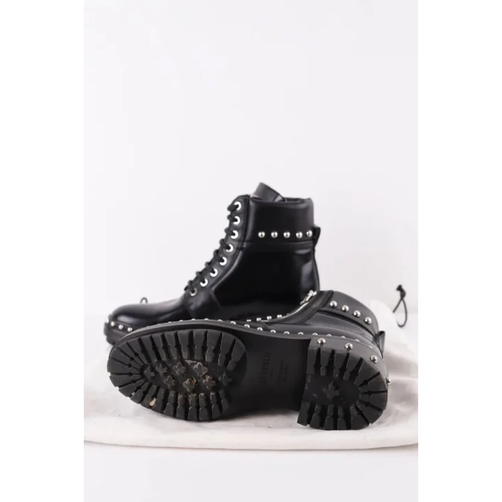 Balmain Pre-owned Canvas boots Black Dames