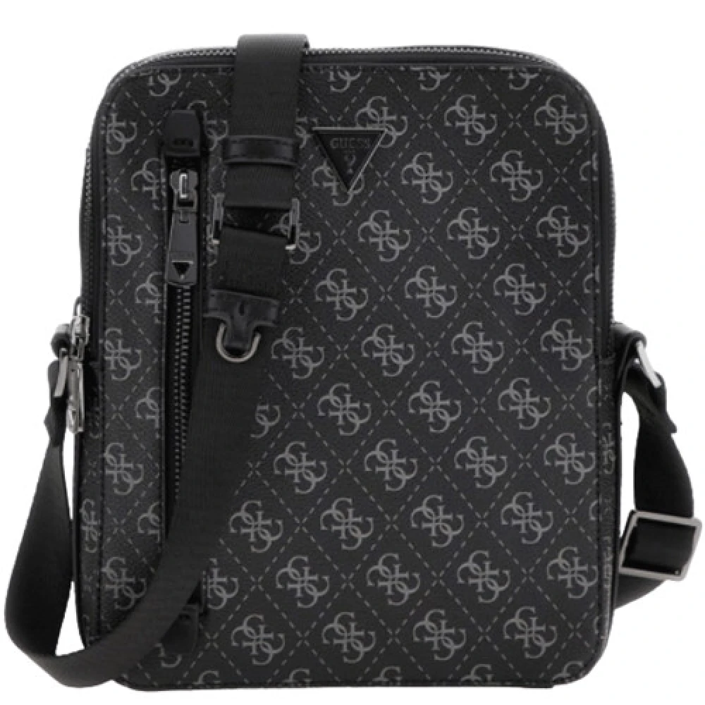 Guess Stijlvolle Handtas Zwart DAB Black Heren