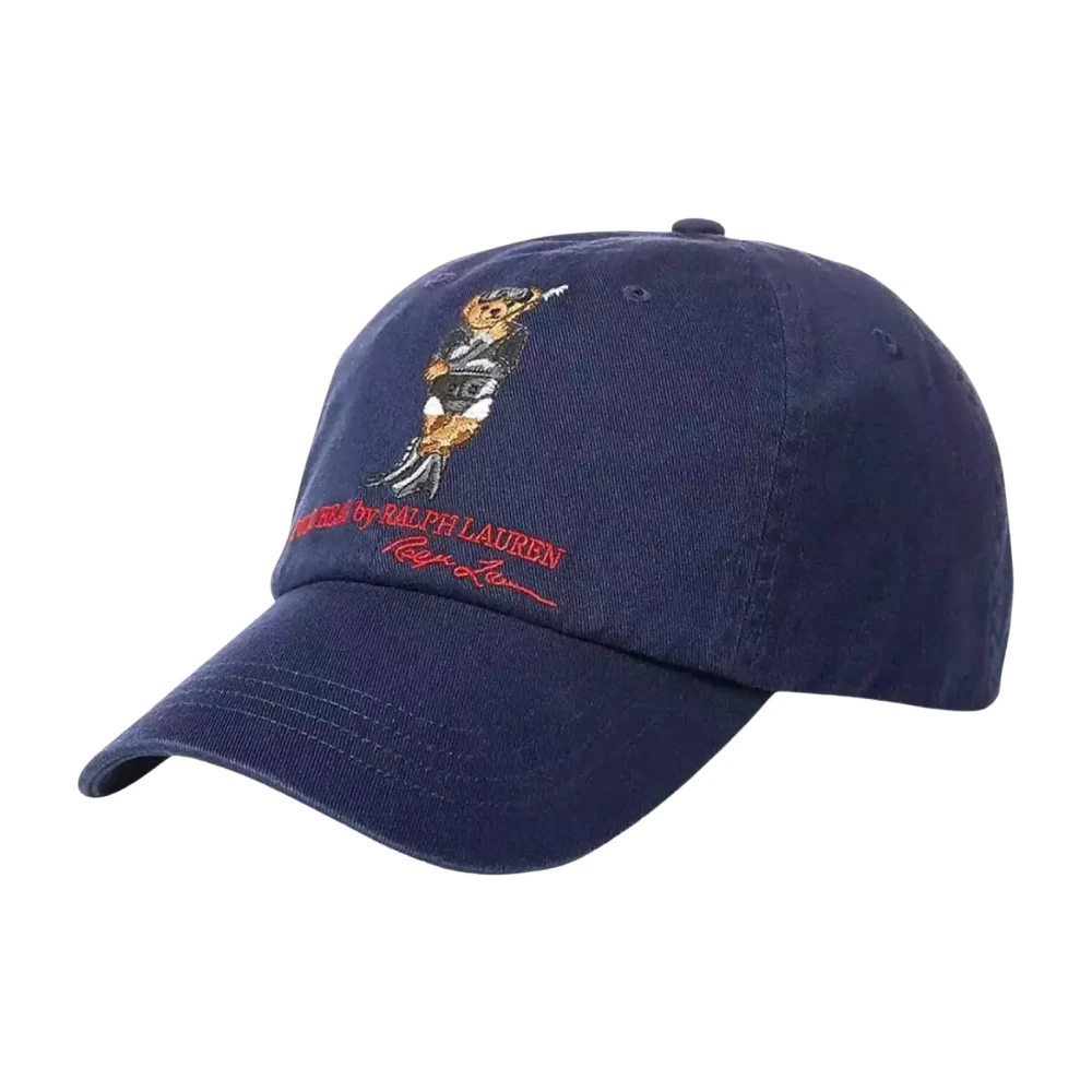 Ralph Lauren Pet met Polo Bear Patch Blue Heren