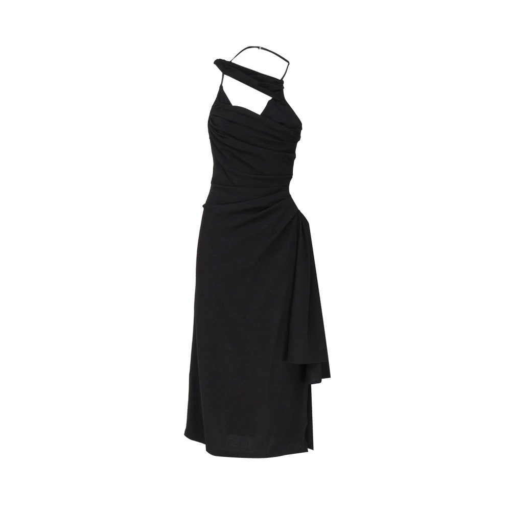 Abanada Draped Asymmetric Dress - Jacquemus - Modalova