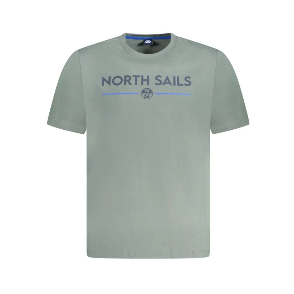 North Sails Hombre Verde - Camiseta De Algodón Para - Tops - S - Camiseta De Algodón Para