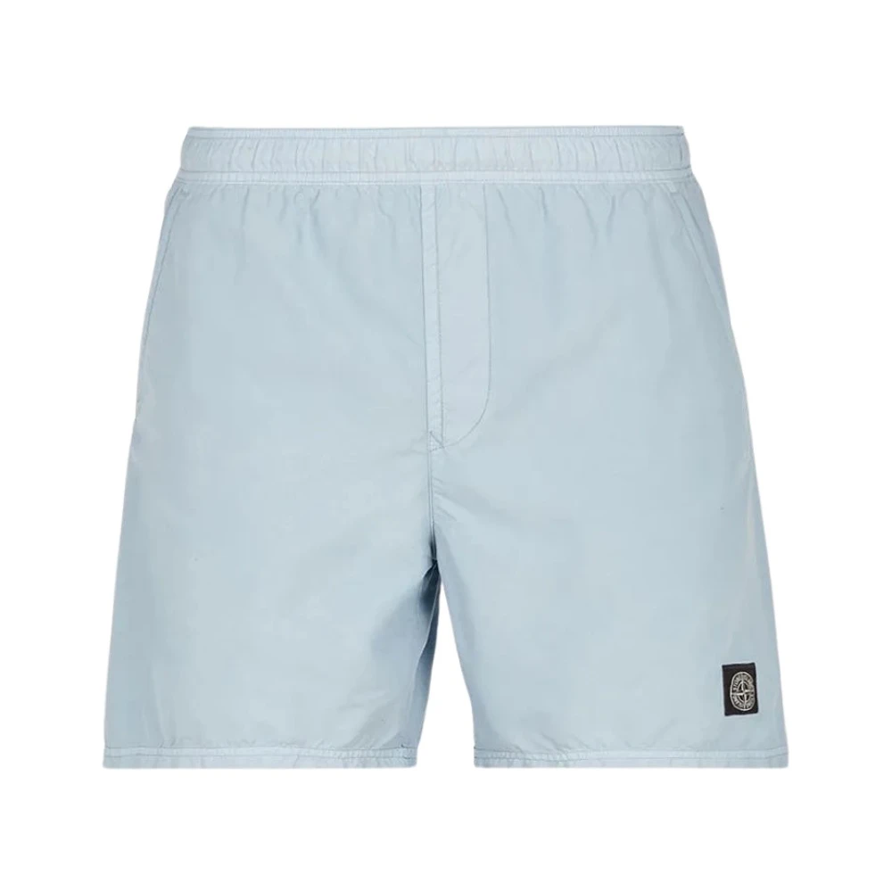 Stone Island Kompas Logo Zwemshorts 'Hemelsblauw' Blue Heren