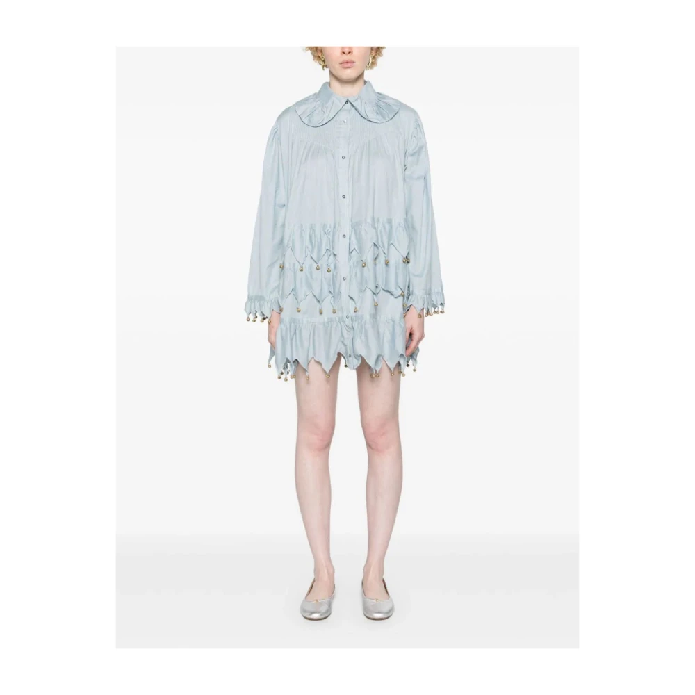 Bode Blauwe Petaluma Jurk Blue Dames