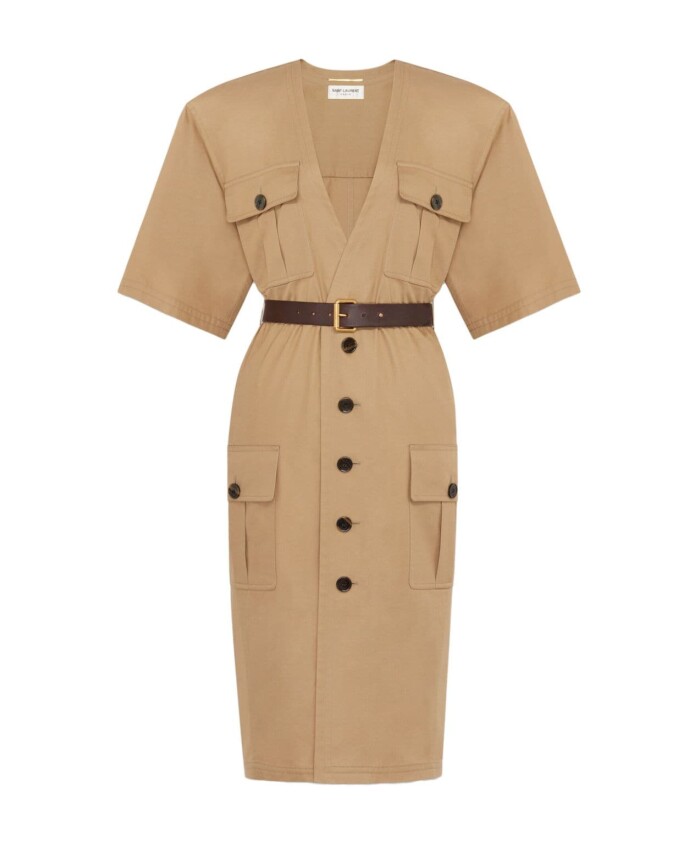 beige-katoenen-twill-midi-jurk-met-leren-riem