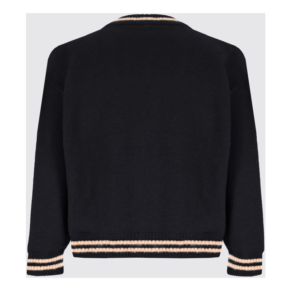 Laneus Bomber Varsity Cashmere Black Heren