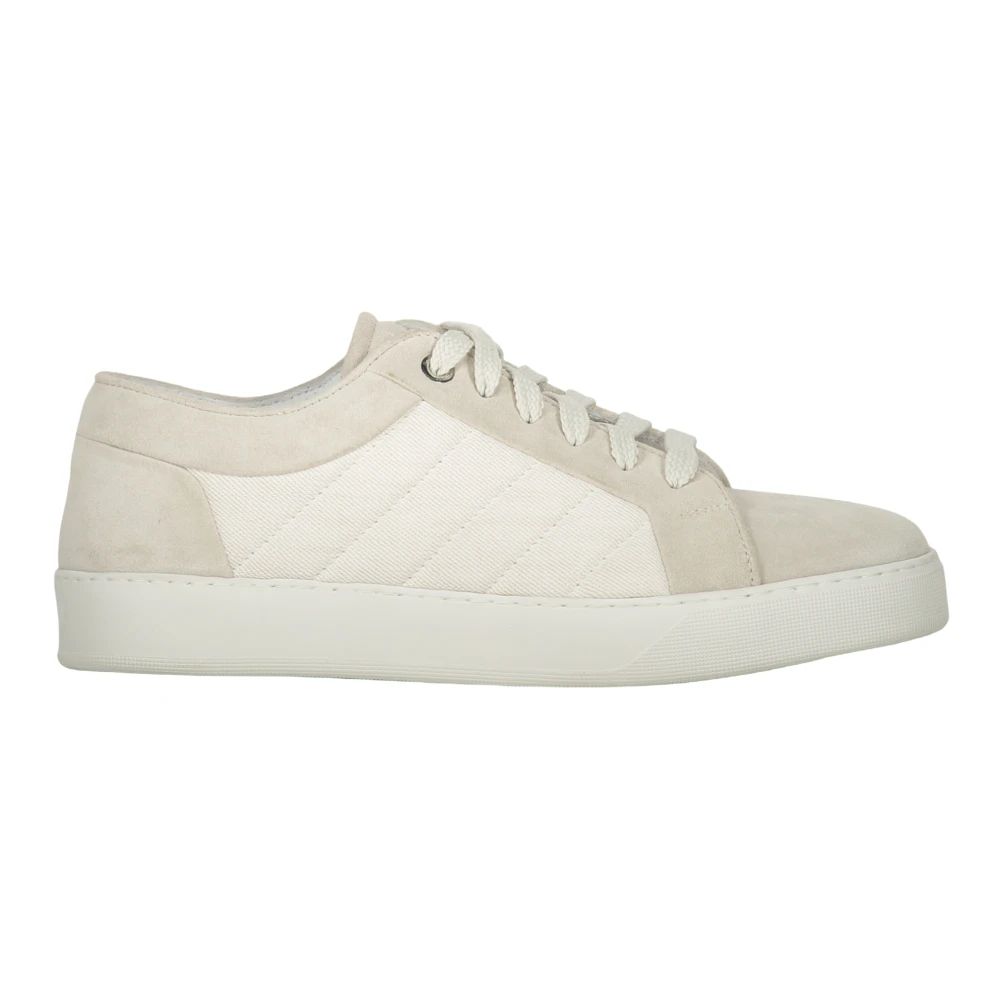 Moorer Elegante Minimalistische Sneakers Heren Schoenen Beige