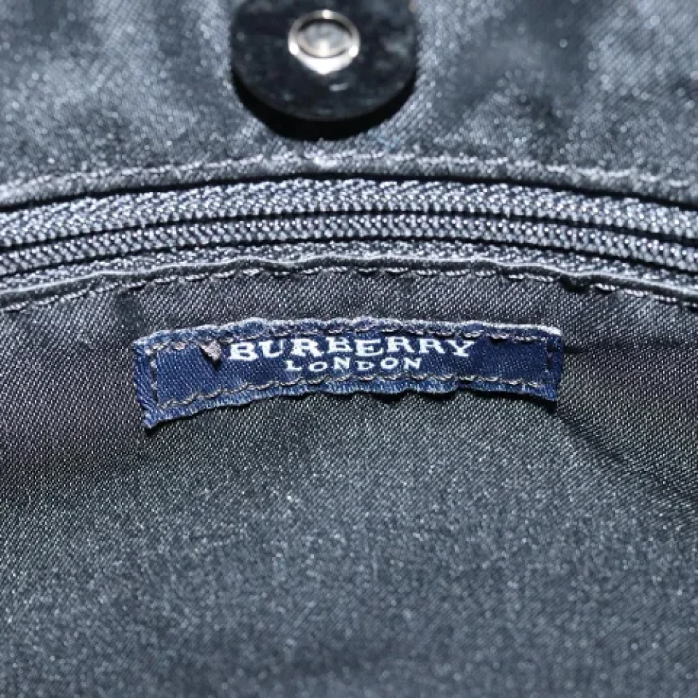 Burberry Vintage Pre-owned Fabric totes Blue Dames