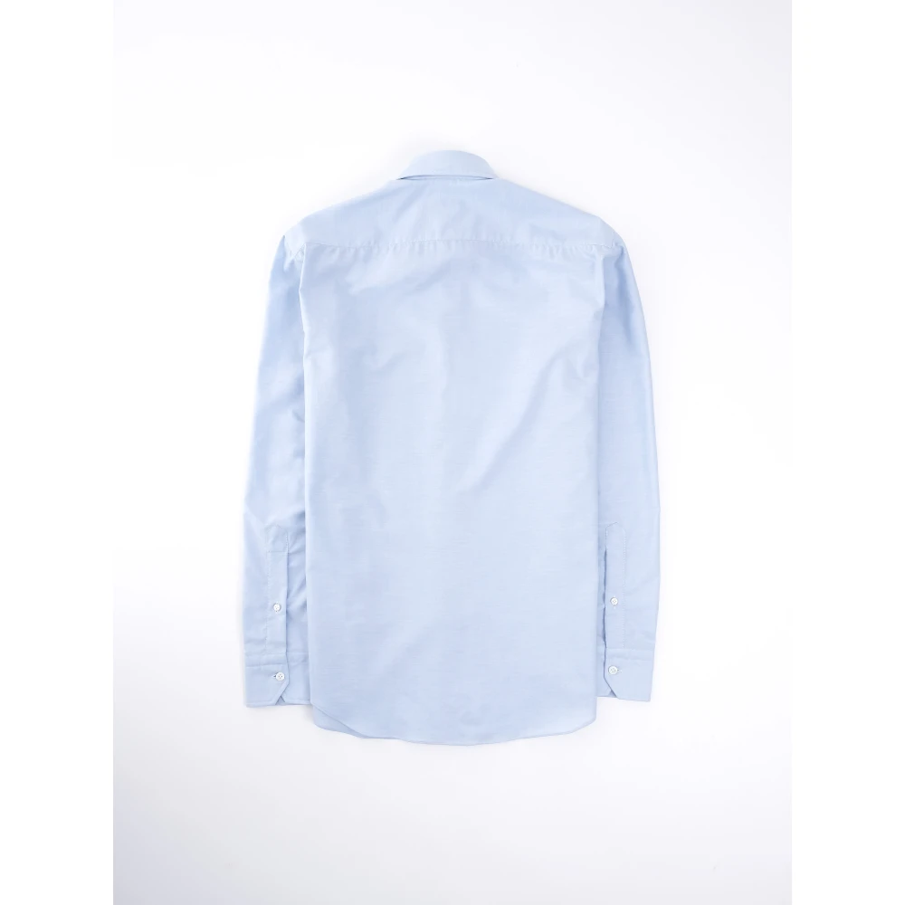 Salvatore Piccolo Elegante Oxford Overhemd in Lichtblauw Blue Heren