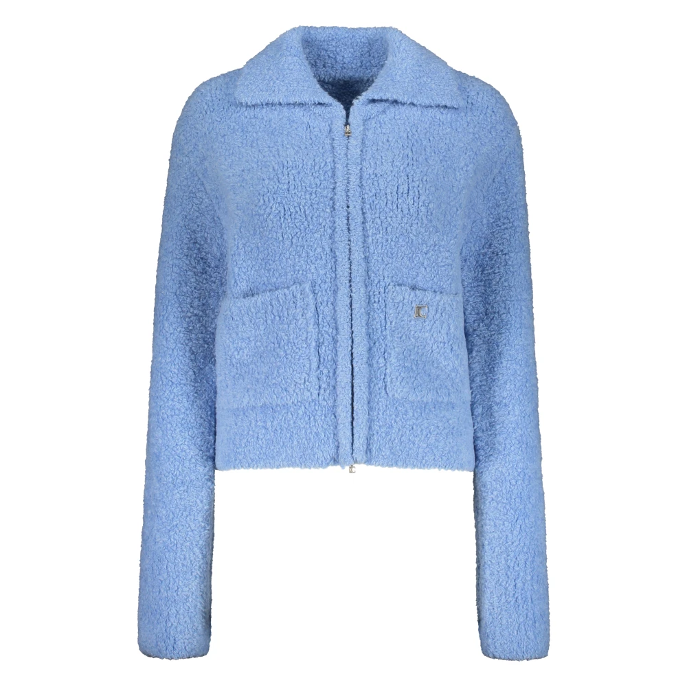 LOW Classic Klassieke Wol Zip Jas Blue Dames