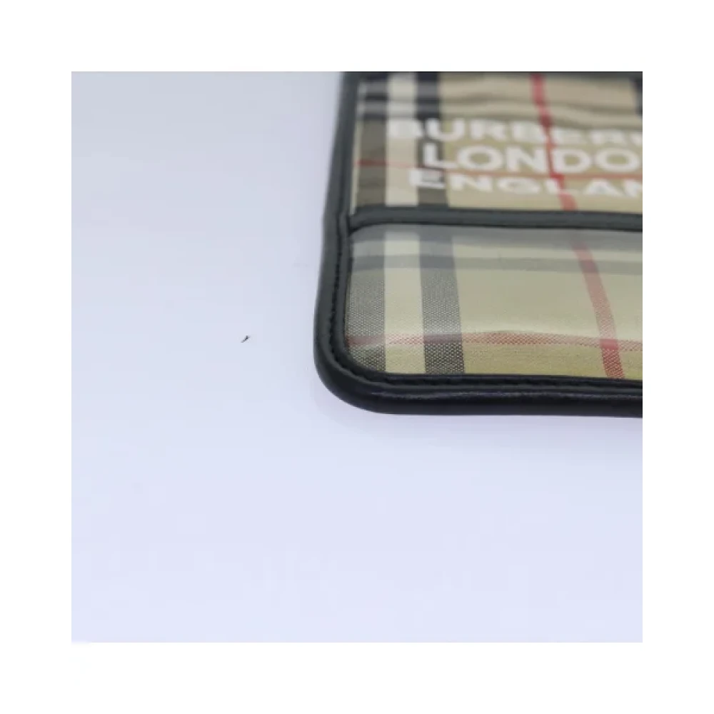 Burberry Vintage Pre-owned Canvas wallets Beige Dames