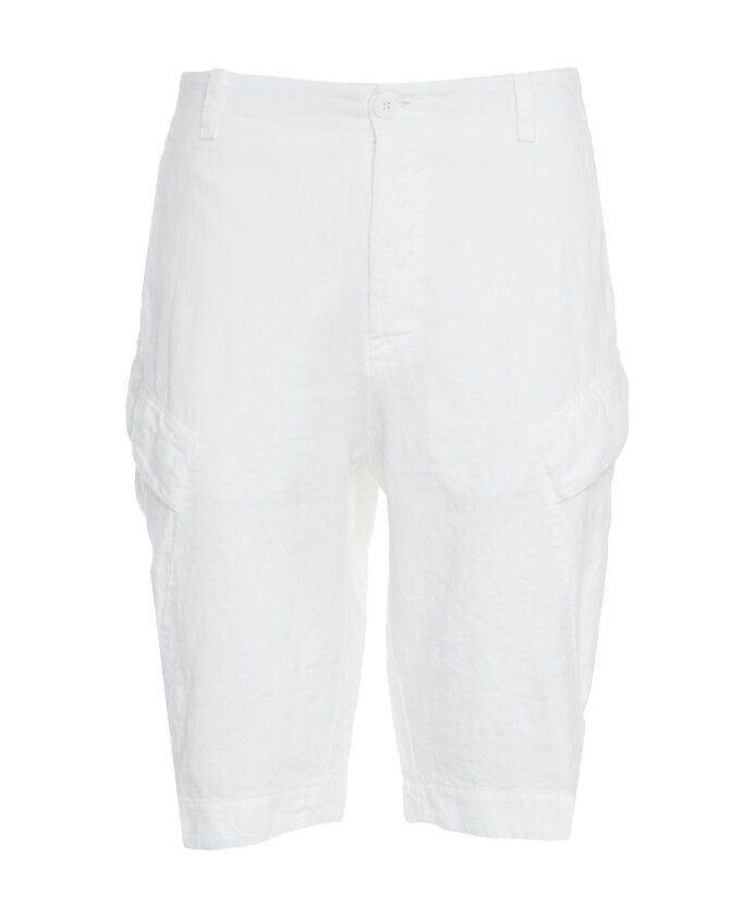 stijlvolle-witte-linnen-cargoshorts
