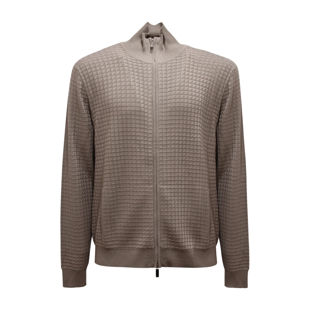 Armani Gray 6D1by3 Cardigan - Male - Cardigans - Xl - Knitwear