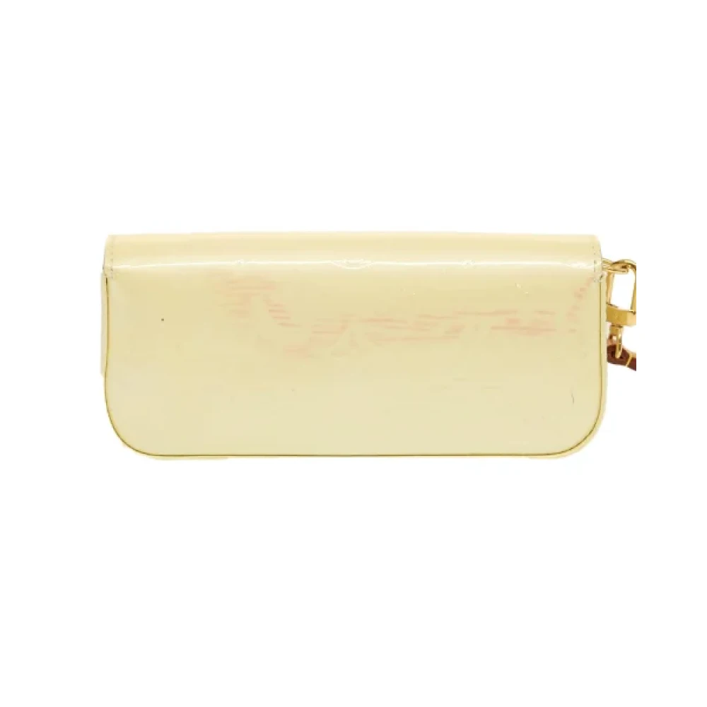 Louis Vuitton Vintage Pre-owned Leather clutches Yellow Dames