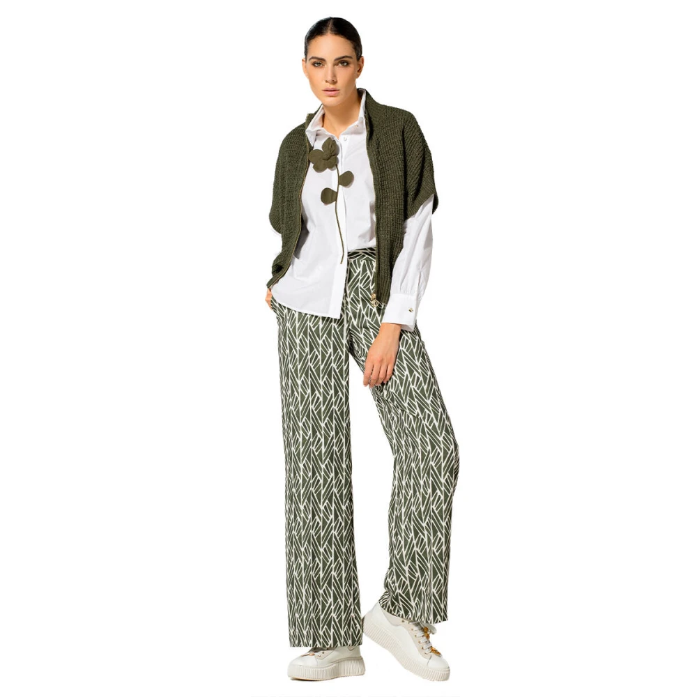 Caroline Biss Elegante Bolero Vest Green Dames