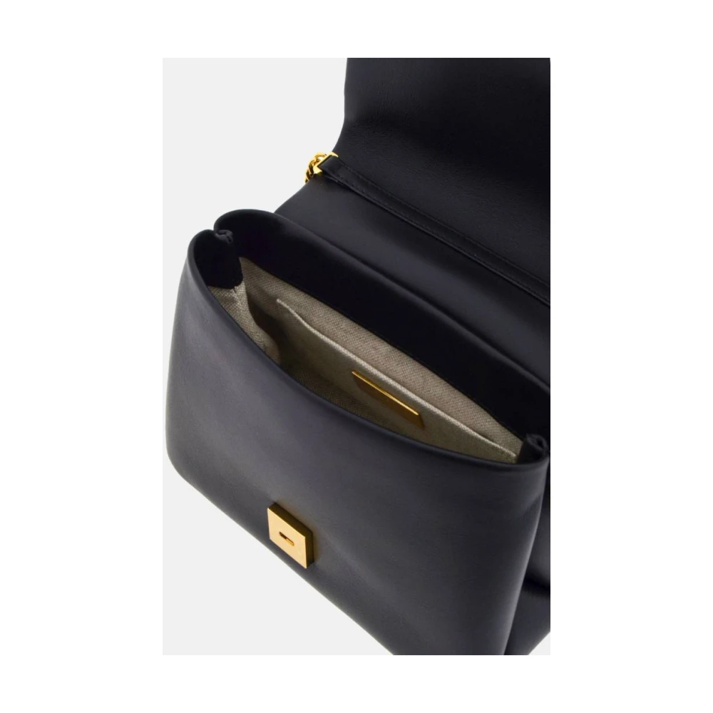 Carolina Herrera Strik Insignia Satchel Tas Black Dames
