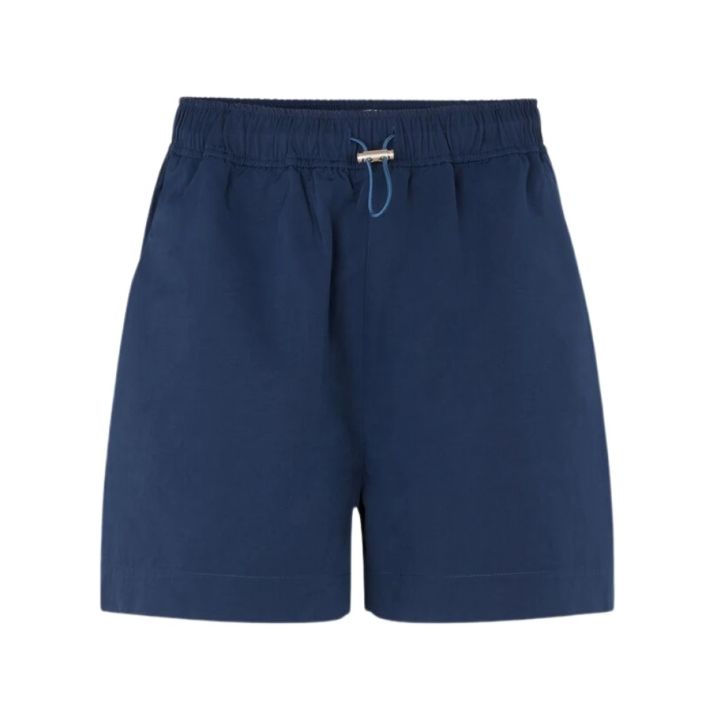 Samsøe Shorts met Middelhoge Taille Blue Heren