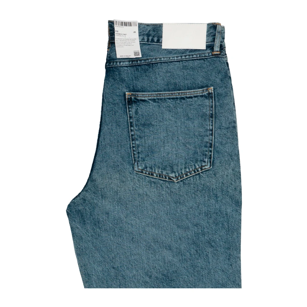 Edwin Blauwe Katoenen Cosmos Broek Blue Heren