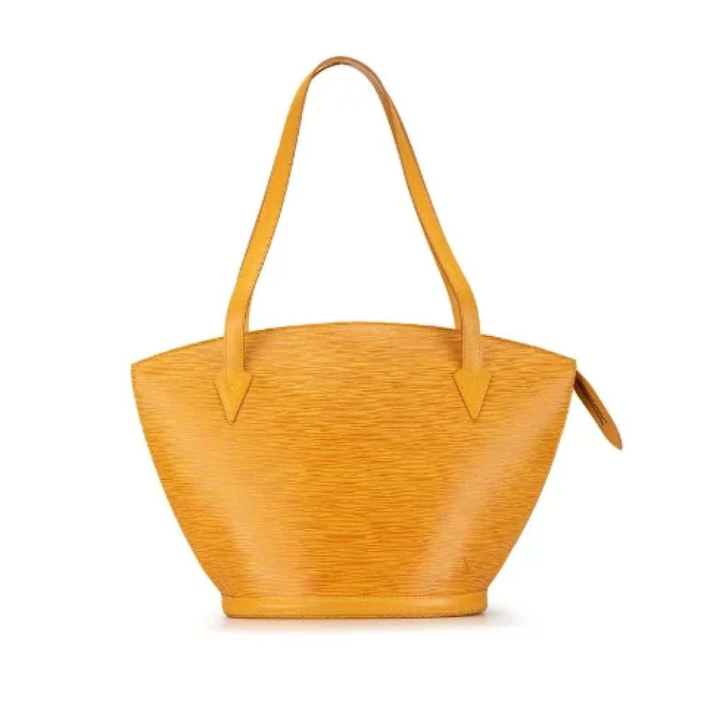 Louis Vuitton Vintage Pre-owned Leather louis-vuitton-bags Yellow Dames