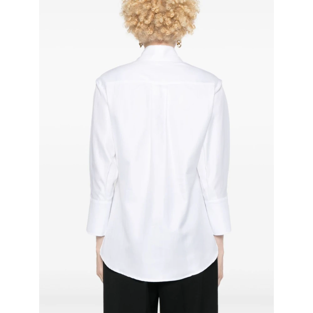 Elisabetta Franchi Witte Shirts voor Vrouwen Aw24 White Dames