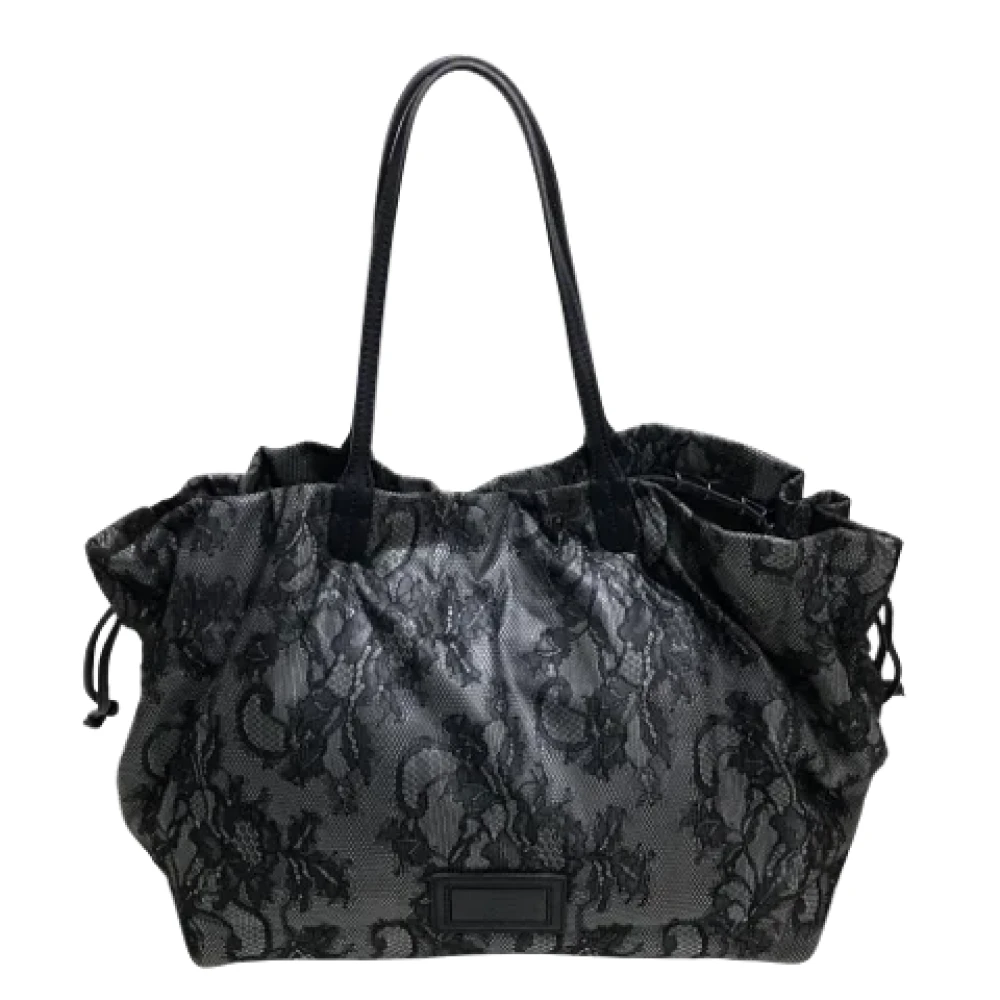 Valentino Vintage Pre-owned Fabric totes Black Dames