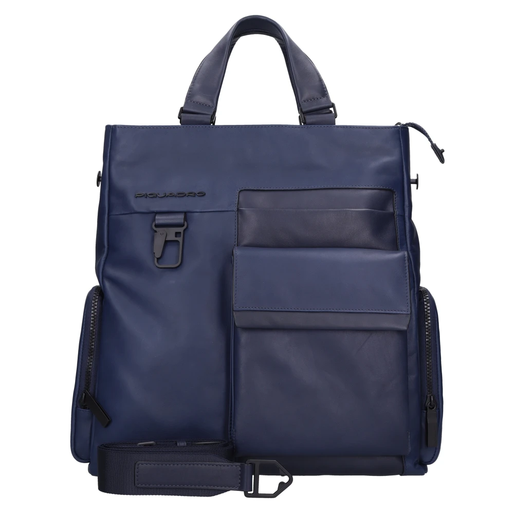 Piquadro Blauw Blue Heren