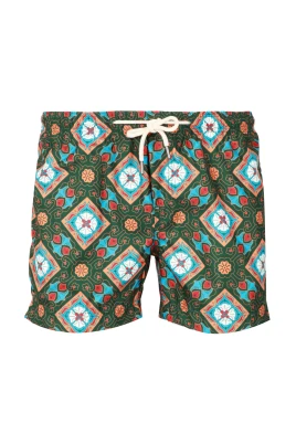 Ömönstrade Badshorts