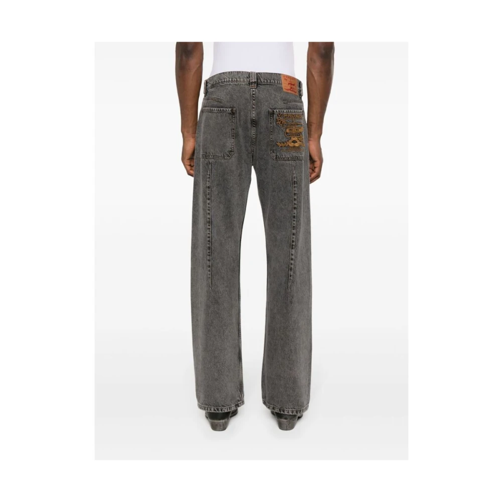 Y Project Straight Jeans Gray Heren