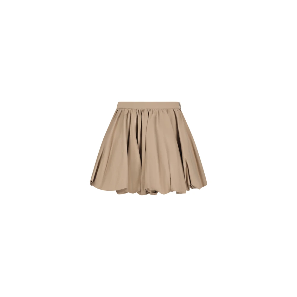 Dior Women's Beige Balloon Miniskirt