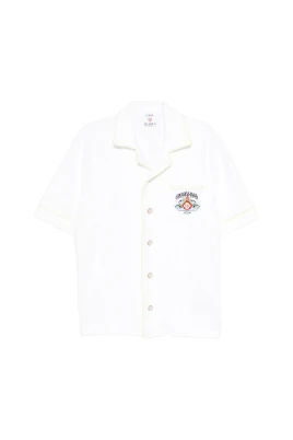 Towelling Monogram Kortärmad Skjorta