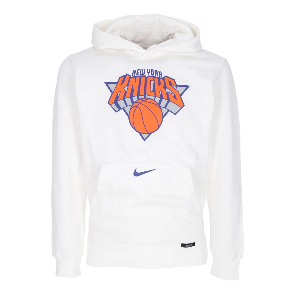 Nike City Edition Club Hoodie Wit Blauw White Heren