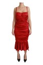 robe-rouge-en-soie-mermaid-fit-and-flare