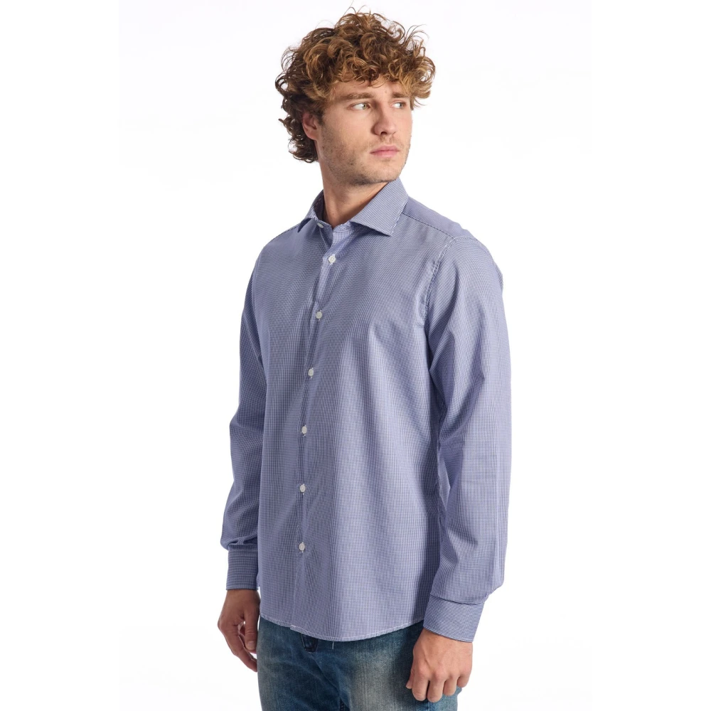 Baldinini Kleding Overhemden Blue Heren