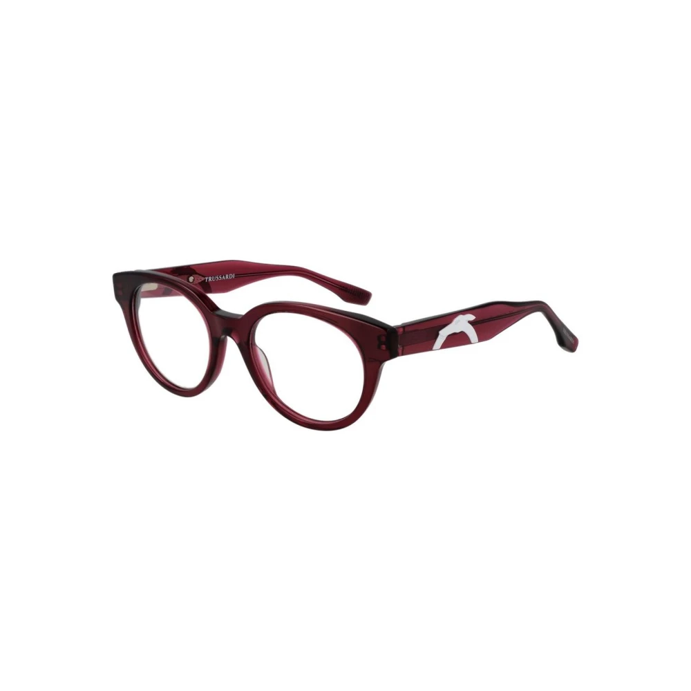Trussardi Unisex Purple Stylish Glasses Frame