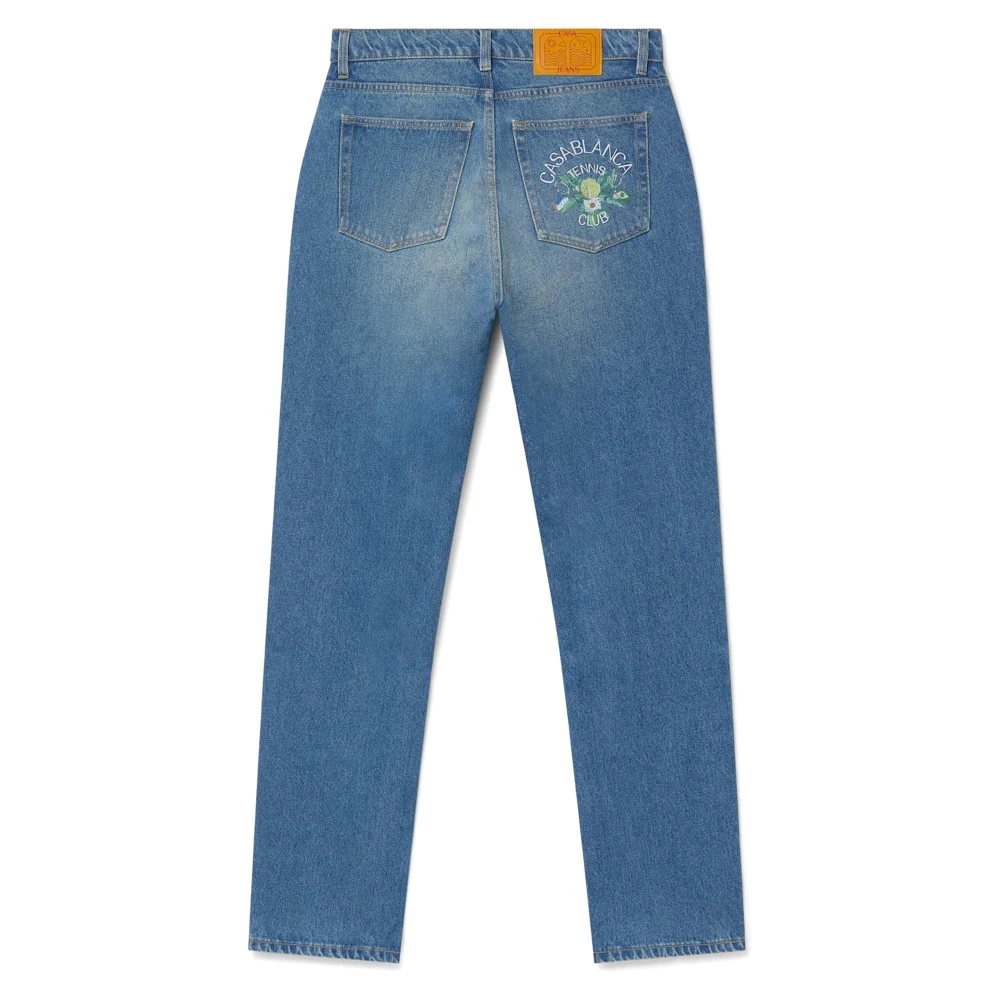 Casablanca Klassieke Denim Jeans voor Dagelijks Gebruik Blue Heren